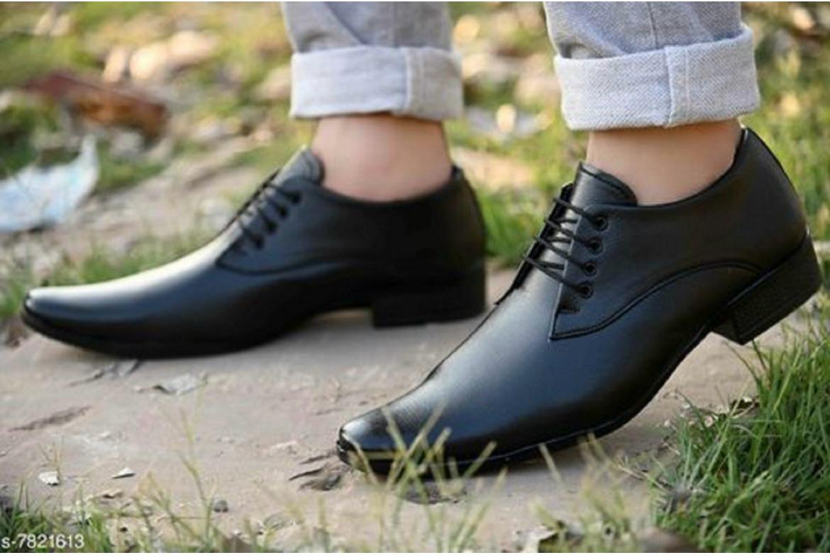 Party Wear+Official+Formal Shoes Oxford For Men  (Black , 6)